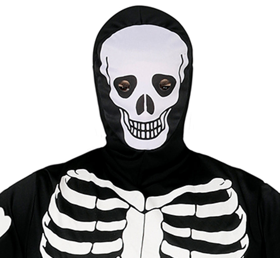 GP88339 – Skelett Huckepack Kostüm Halloween – Größe: 52 - 54 (L) – Farbe: Weiß, Ansicht 2