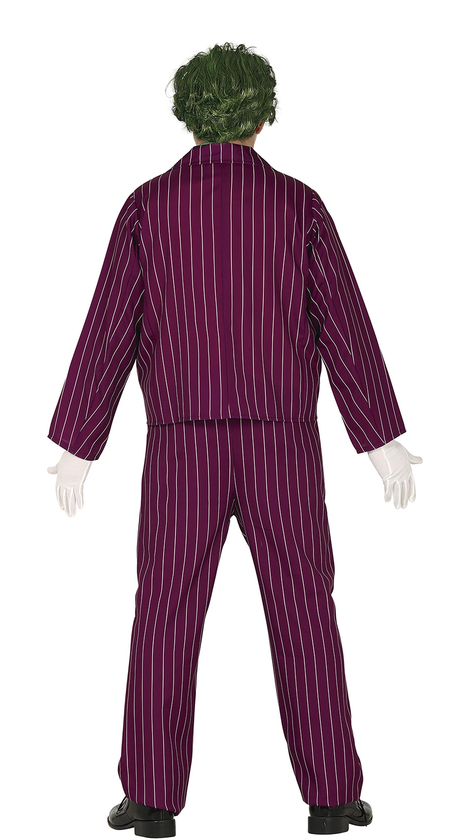 GP88705 – Mr Smile Bösewicht Narr Kostüm – Größe: 54 - 56 (XL) – Farbe: Lila