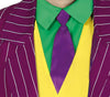 GP88705 – Mr Smile Bösewicht Narr Kostüm – Größe: 54 - 56 (XL) – Farbe: Lila