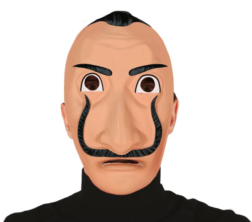 Maler Maske für Herren mit Schnurrbart