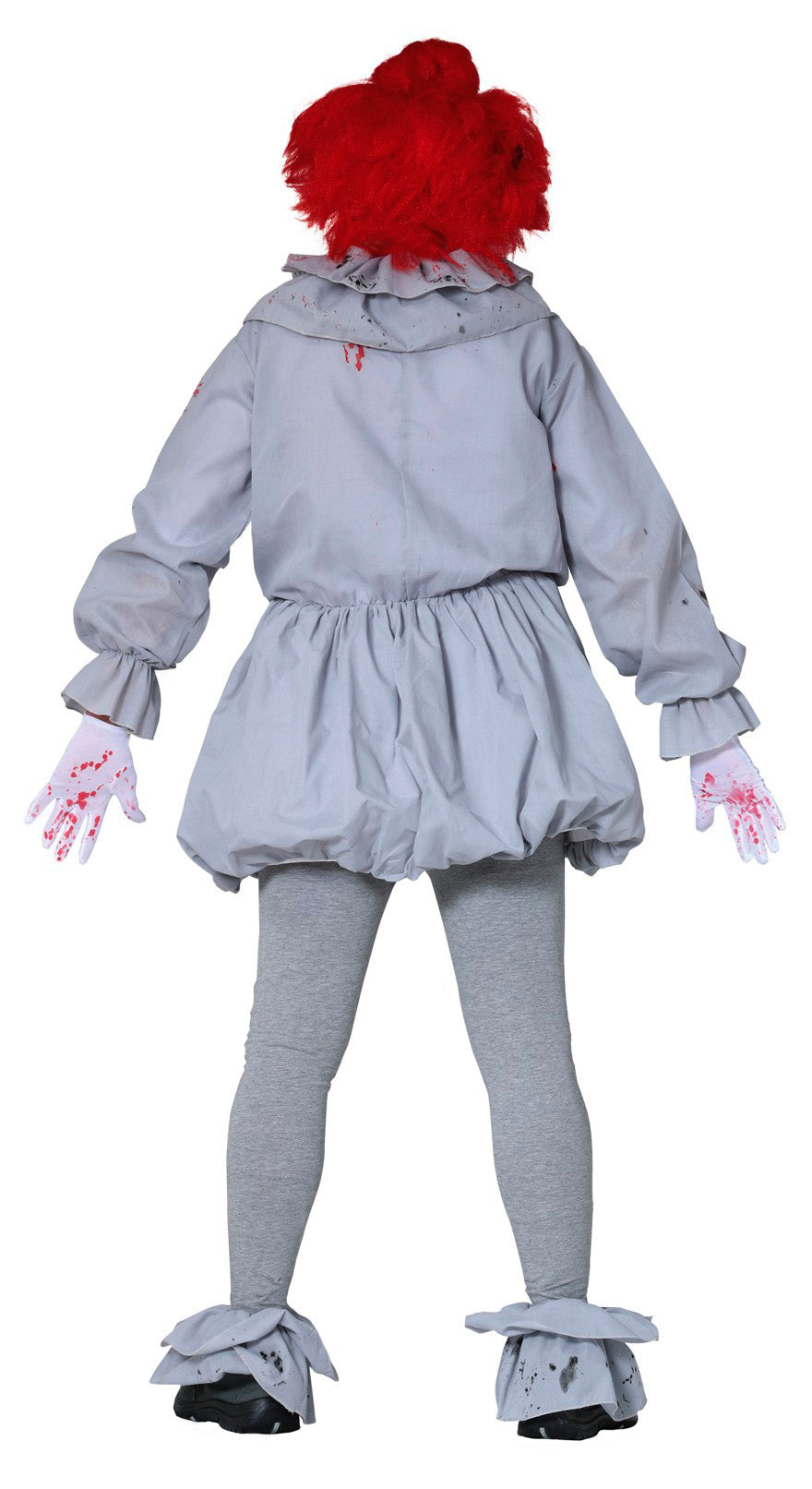 GP88370 – Clown Grusel Halloween Kostüm Set – Größe: 48 - 50 (M) – Farbe: Grau