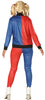 GP88372 – Clown Bösewicht Kostüm Halloween Harlekin – Größe: 42 - 44 (L) – Farbe: Blau