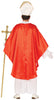 GP88617 – Religion Karneval Kostüm Mantel Tunika – Größe: 48 - 50 (M) – Farbe: Rot