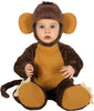 GP88379 – Tier Karneval Jumpsuit Mit Kapuze – Größe: 74/80 – Farbe: Braun