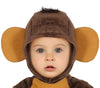 GP88379 – Tier Karneval Jumpsuit Mit Kapuze – Größe: 74/80 – Farbe: Braun