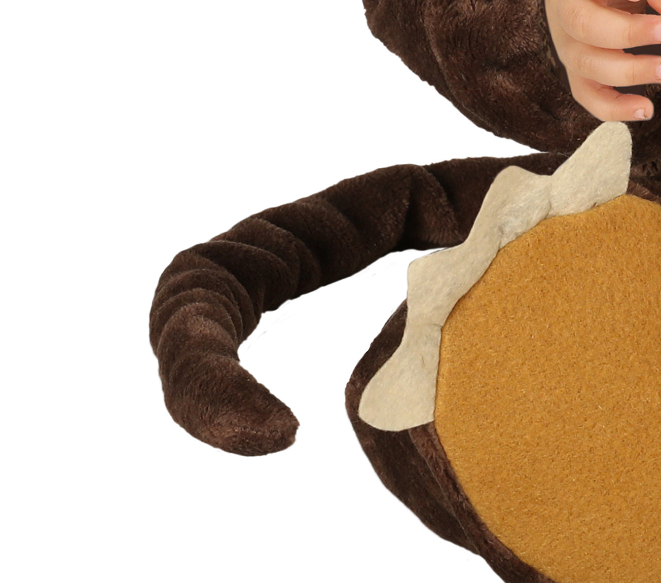 GP88379 – Tier Karneval Jumpsuit Mit Kapuze – Größe: 74/80 – Farbe: Braun