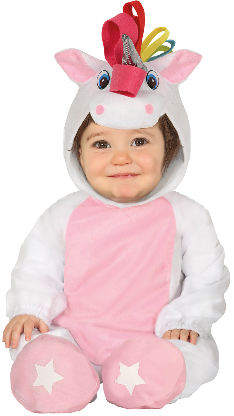 GP88381 – Einhorn Karnevalskostüm Baby Regenbogen – Größe: 74/80 – Farbe: Weiß