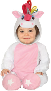 Einhorn Kostüm für Babys mit Kapuze, Bild 1