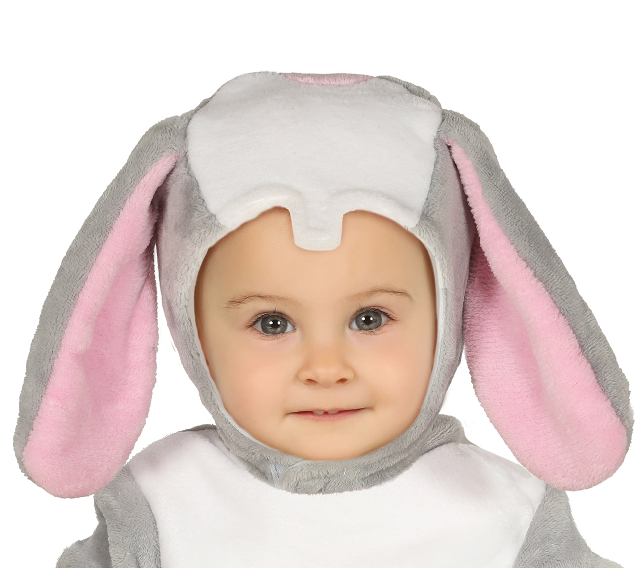 GP88383 – Tierisch Lustiger Häschen Overall – Größe: 74/80 – Farbe: Grau