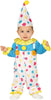 GP88385 – Clown Karneval Baby Spaß Bunte Punkte – Größe: 74/80 – Farbe: Mehrfarbig