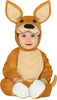 GP88387 – Tier Kostüm Karneval Niedliches Känguru Baby – Größe: 74/80 – Farbe: Braun