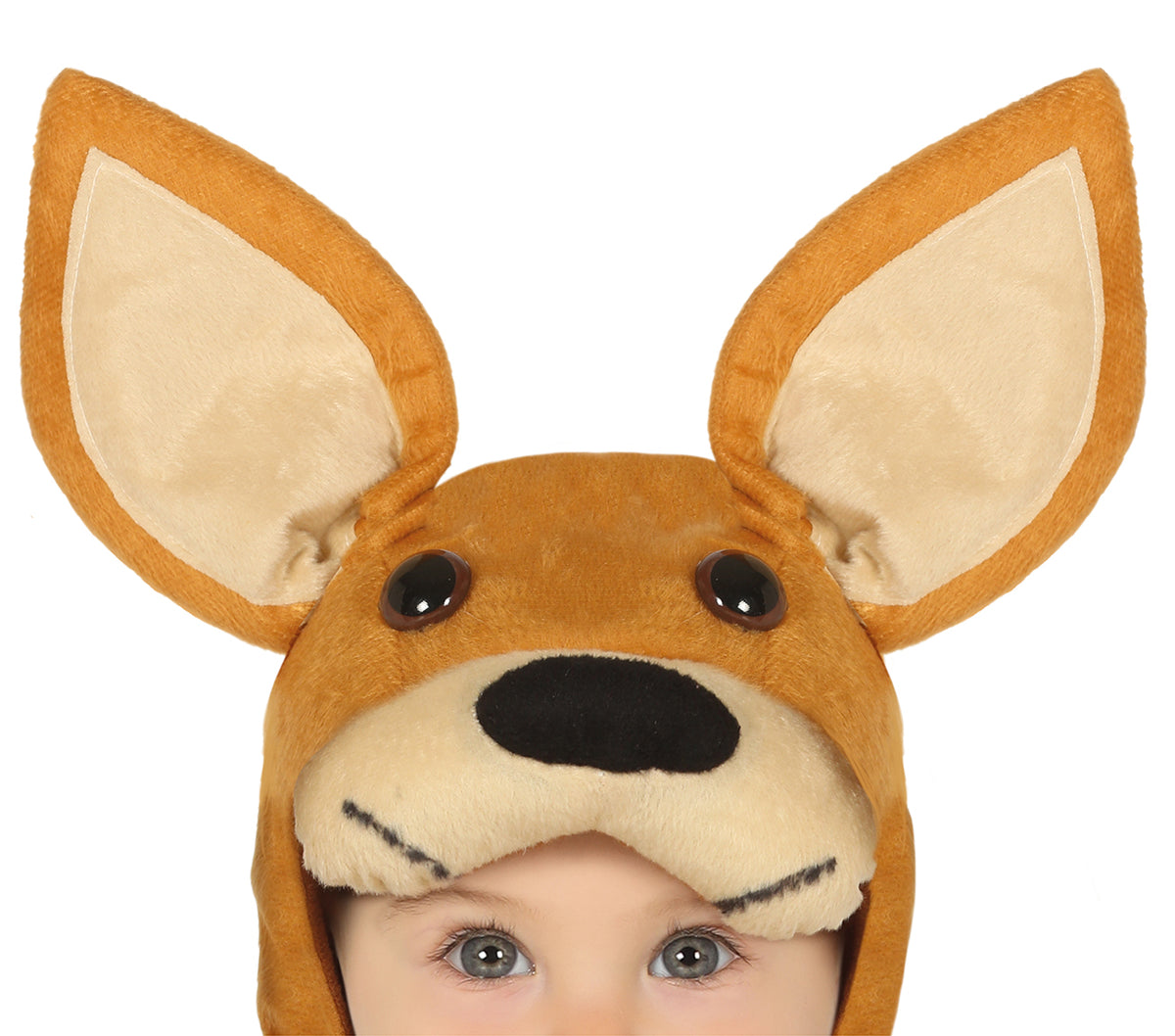 GP88387 – Tier Kostüm Karneval Niedliches Känguru Baby – Größe: 86/92 – Farbe: Braun
