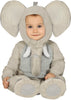 GP88395 – Tierischer Elefant Kapuzenset Karneval – Größe: 74/80 – Farbe: Grau