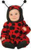 GP88399 – Marienkäfer Karnevalskostüm Babys Rot – Größe: 74/80 – Farbe: Rot