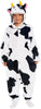 GP88419 – Tier Kigurumi Kostüm Karneval Kuh Jump – Größe: 110/116 – Farbe: Weiß