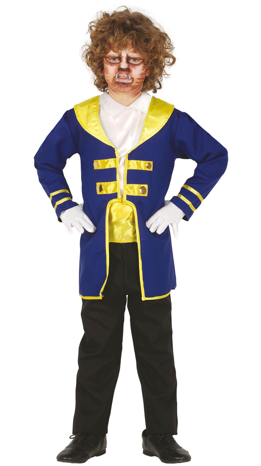 Märchenprinz Kostüm für Jungen blau