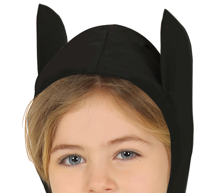 GP88432 – Fledermaus Katze Abenteuerfigur Kinder – Größe: 110/116 – Farbe: Schwarz, Ansicht 2