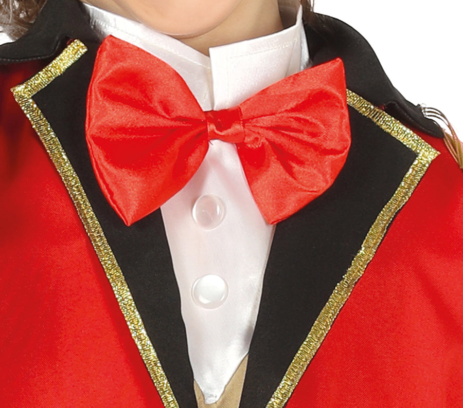 GP88442 – 19 Jahrhundert Zirkusdirektor Karneval – Größe: 110/116 – Farbe: Rot, Ansicht 2