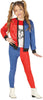 GP88449 – Superheld Comicheld Harlekin Abenteuerfigur – Größe: 98/104 – Farbe: Blau