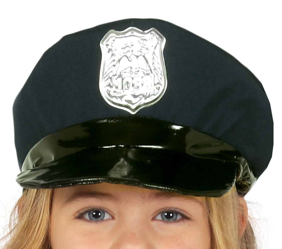 GP88453 – Polizei Kostüm Set Mütze Kleid – Größe: 98/104 – Farbe: Schwarz, Ansicht 2