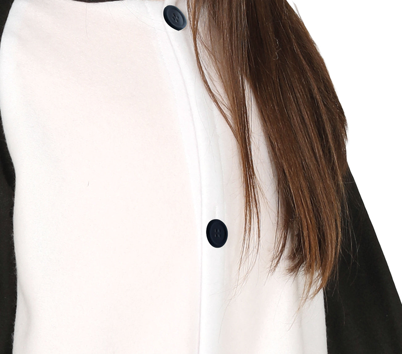 GP88467 – Tierisches Abenteuer Pinguin Kigurumi Kostüm – Größe: 110/116 – Farbe: Weiß