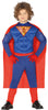 GP88487 – Superheld Abenteuerfigur Muskelanzug – Größe: 98/104 – Farbe: Blau