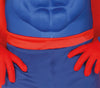 GP88487 – Superheld Abenteuerfigur Muskelanzug – Größe: 128/134 – Farbe: Blau