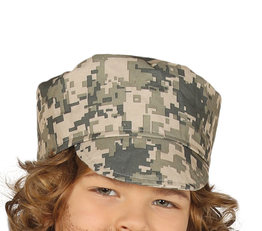 GP88510 – Militär Abenteuer Kids Outfit Tarnanzug – Größe: 110/116, 128/134, 140/146 – Farbe: Grün, Ansicht 2