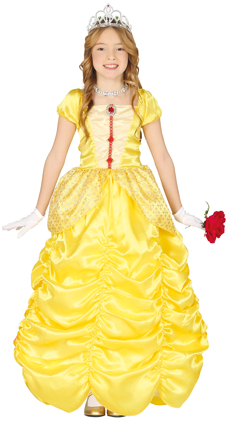 GP88525 – Prinzessin Märchenzauber Karnevalskleid – Größe: 110/116 – Farbe: Gelb