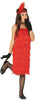 GP88529 – Charleston Flapper Stirnband Kleid – Größe: 128/134 – Farbe: Rot