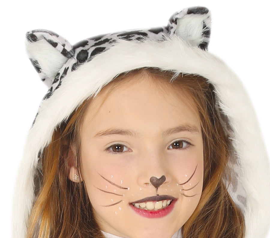 GP88532 – Leopard Abenteuer Kostüm Karneval – Größe: 110/116 – Farbe: Weiß, Ansicht 2