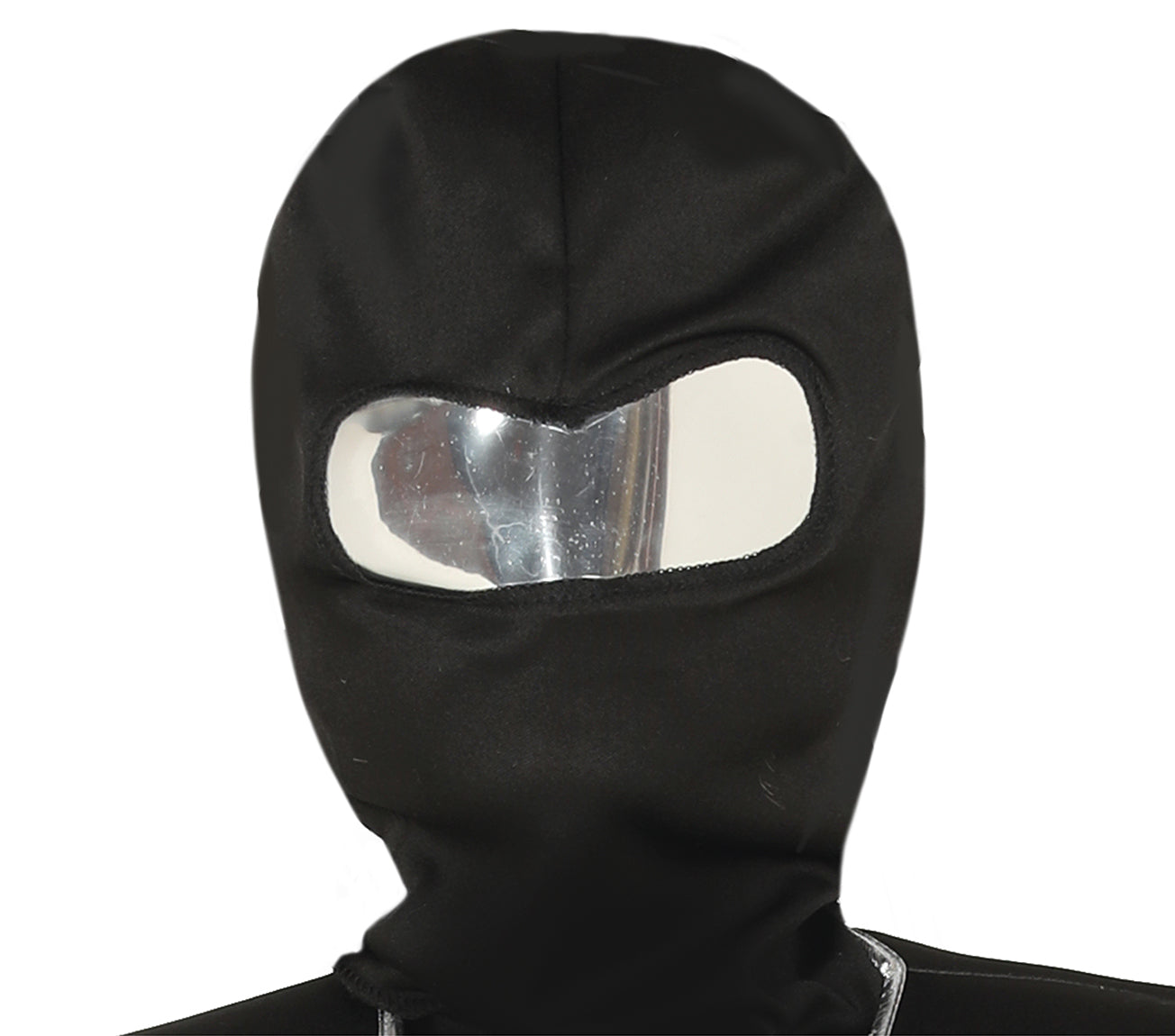 GP88538 – Ninja Kriegerkostüm Karneval Cool – Größe: 128/134 – Farbe: Schwarz