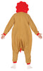 GP88555 – Tier Kigurumi Jumpsuit Kapuze Rot Braun – Größe: 52 - 54 (L) – Farbe: Braun
