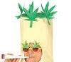 GP88563 – Rastafari Spaß Kostüm Marihuana Event – Größe: 52 - 54 (L) – Farbe: Grün