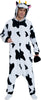 GP88565 – Tierische Kigurumi Karneval Kuh Kostüm – Größe: 46 - 48 (S) – Farbe: Weiß