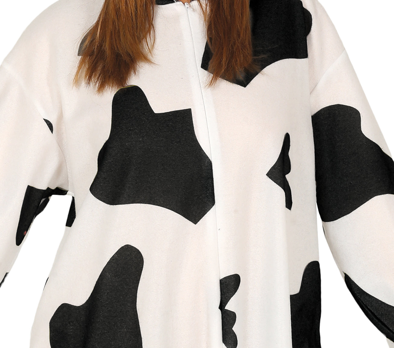 GP88565 – Tierische Kigurumi Karneval Kuh Kostüm – Größe: 52 - 54 (L) – Farbe: Weiß