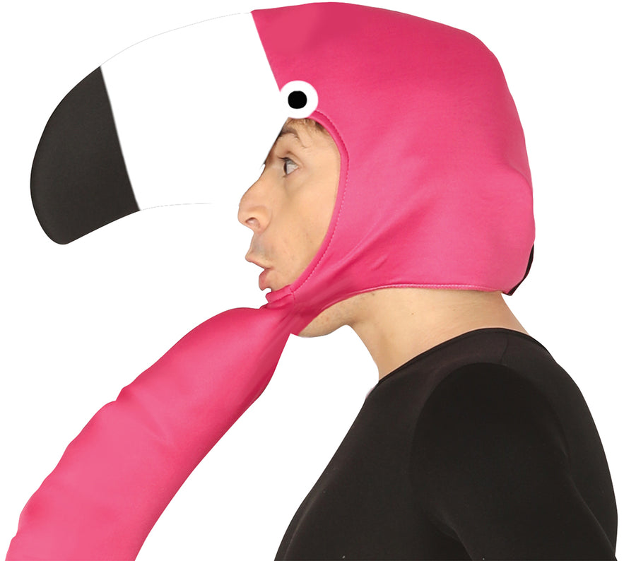 GP88567 – Flamingo Tierkostüm Karneval Rosa Spaß – Größe: 52 - 54 (L) – Farbe: Pink, Ansicht 2
