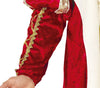 GP88587 – Mittelalter König Gewandung Kostüm – Größe: 52 - 54 (L) – Farbe: Rot