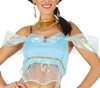 GP88609 – Wüstenprinzessin Kostüm Zauberhafte – Größe: 38 - 40 (M) – Farbe: Blau
