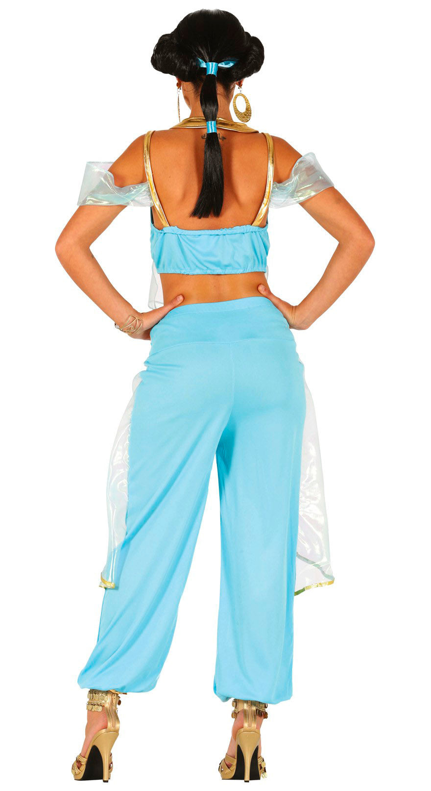 GP88609 – Wüstenprinzessin Kostüm Zauberhafte – Größe: 42 - 44 (L) – Farbe: Blau