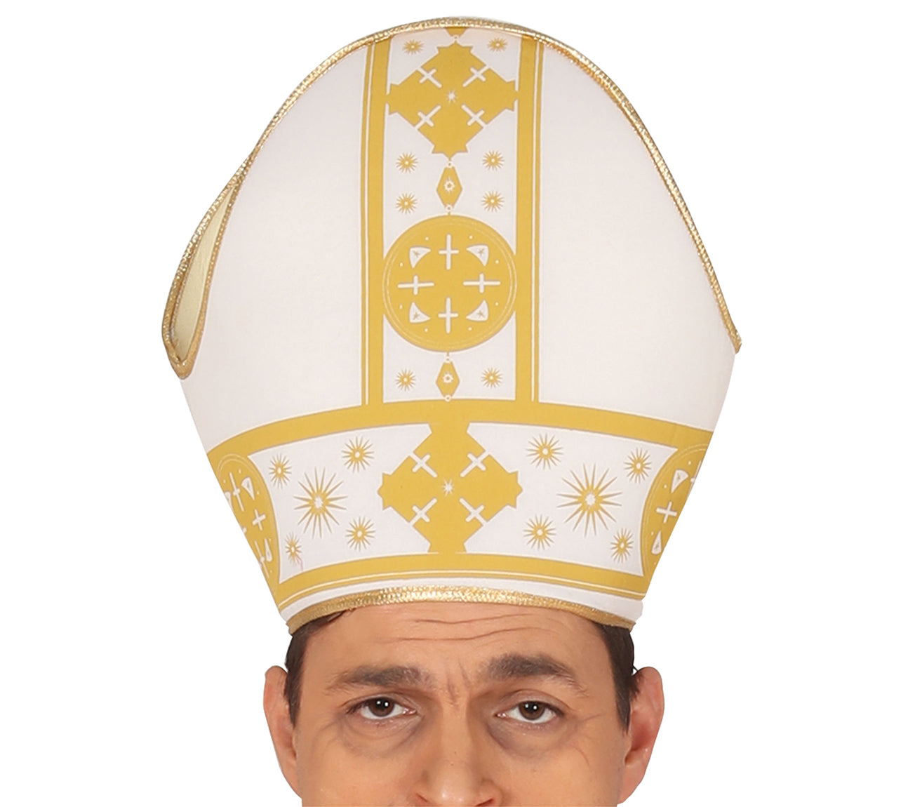 GP88617 – Religion Karneval Kostüm Mantel Tunika – Größe: 52 - 54 (L) – Farbe: Weiß