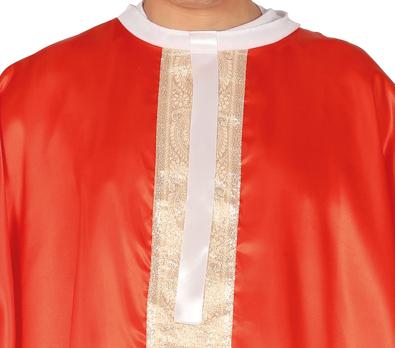 GP88617 – Religion Karneval Kostüm Mantel Tunika – Größe: 52 - 54 (L) – Farbe: Weiß