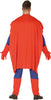 GP88634 – Superheld Muskelanzug Abenteuerfigur Umhang – Größe: 48 - 50 (M) – Farbe: Blau