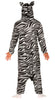 GP88646 – Tier Onesie Kigurumi Zebra – Größe: 48 - 50 (M) – Farbe: Weiß