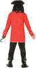GP88665 – Pirat Abenteuer Captain Karneval – Größe: 52 - 54 (L) – Farbe: Rot