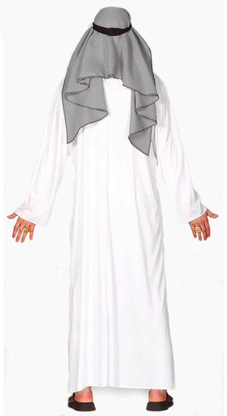 GP88667 – Wüstenprinz Sheik Karneval Fasching – Größe: 52 - 54 (L) – Farbe: Weiß