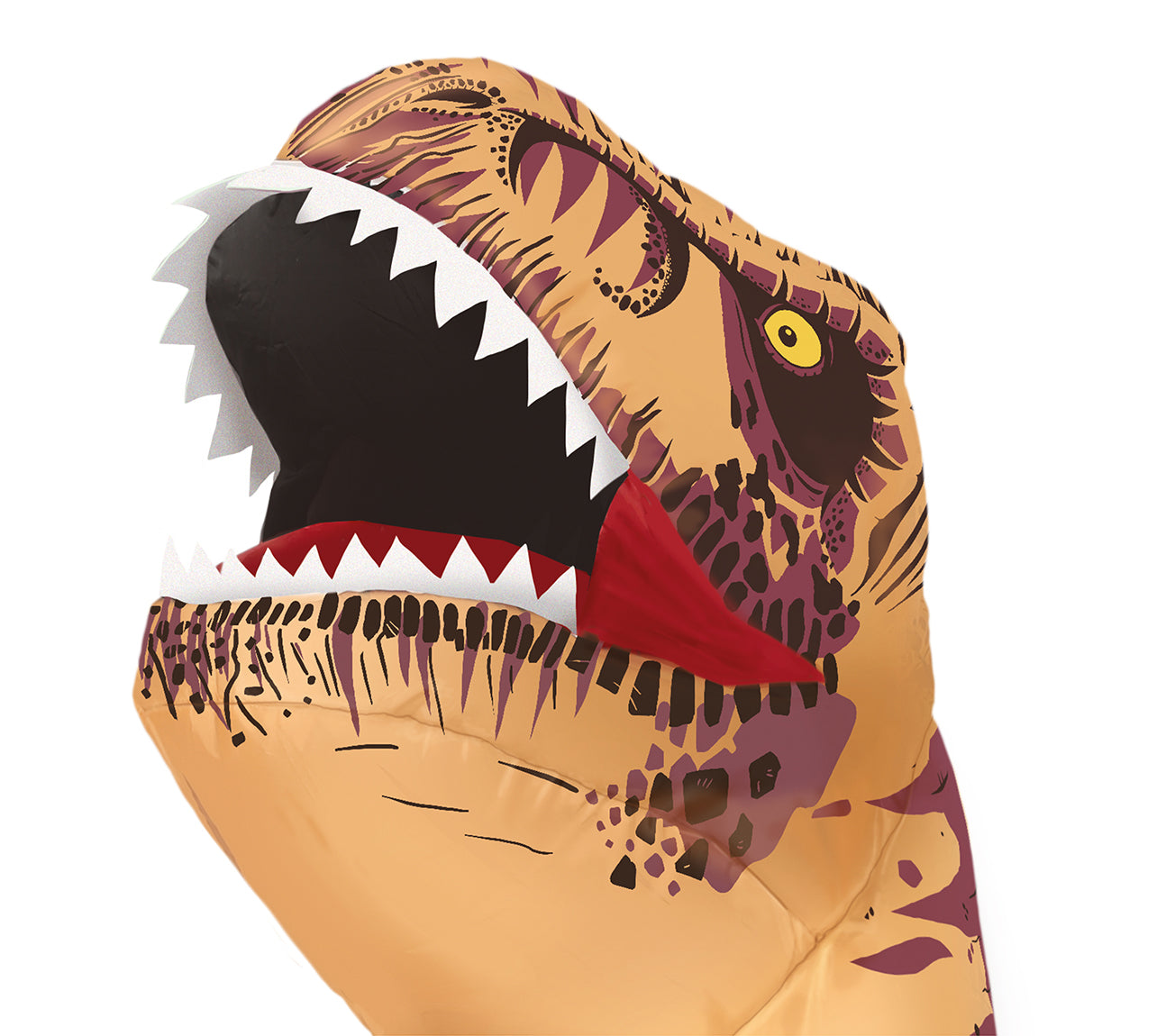 GP88682 – Dinosaurier Aufblasbares T Rex Kostüm – Größe: 52 - 54 (L) – Farbe: Braun