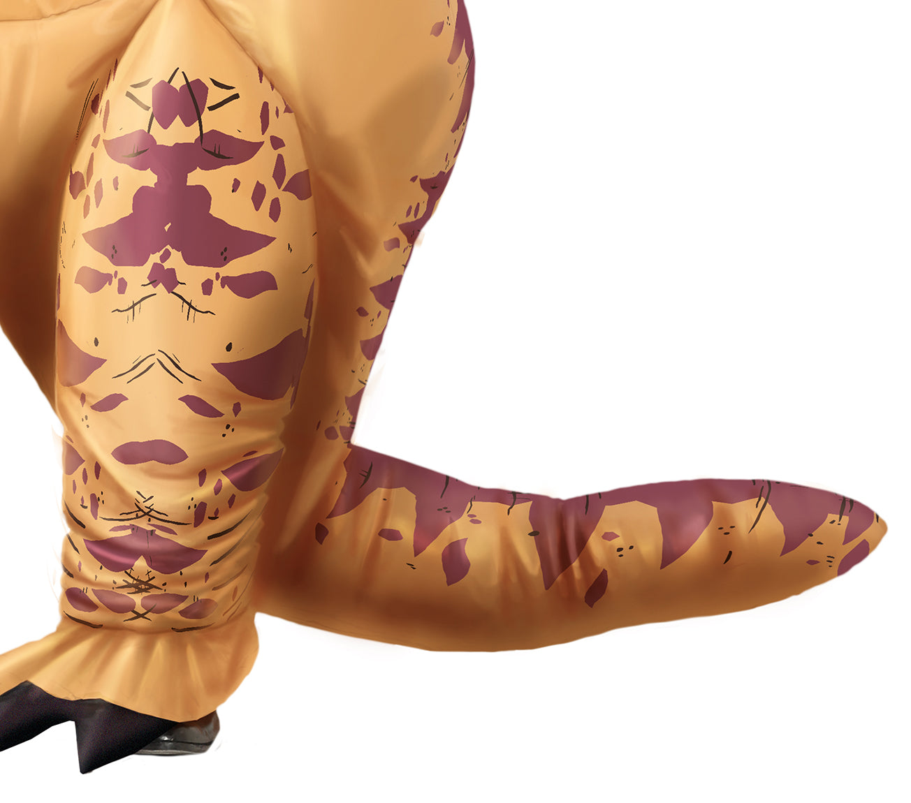 GP88682 – Dinosaurier Aufblasbares T Rex Kostüm – Größe: 52 - 54 (L) – Farbe: Braun