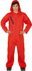 GP88689 – Dieb Kostüm Rot Overall Karneval – Größe: 52 - 54 (L) – Farbe: Rot