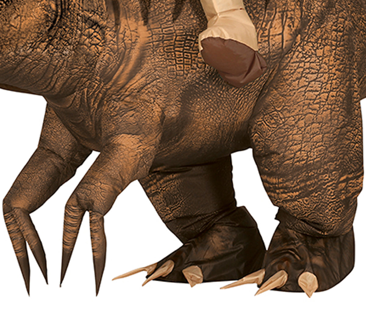 GP88696 – Dinosaurier Reitabenteuer Karnevalskostüm – Farbe: Braun